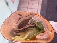 Santa Monica Crepes: Tuna mayo cheese crêpe